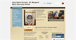 Desktop Screenshot of hns.stmargaretmarylomita.org